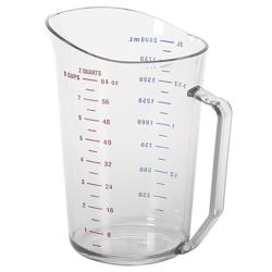 CAMBRO | CAMWEAR® - كوب قياس من البولي كربونات بتدريج القياس - 2 لتر - شفاف (قطعة x12)