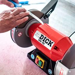F. DICK | SM-90 Knife Grinder & Sharpener – Flap + felt wheels - Ø200 mm - 230 V