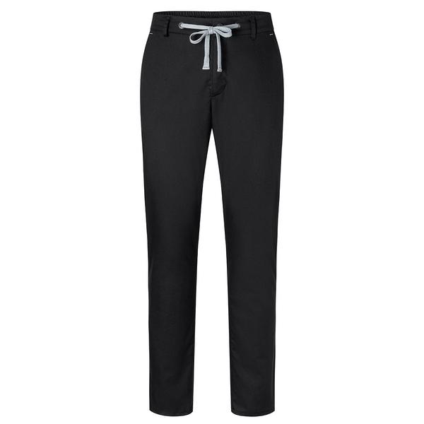 KARLOWSKY | Heren Modern Stretch Chino Broek - Zwart - maat: 46