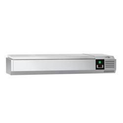Opzetkoelvitrine PREMIUM - 1600x395mm - 7x GN 1/3