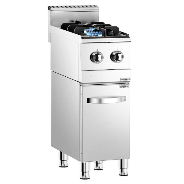 Gasfornuis - 400x600x900mm - 6,5 kW - 2-pits