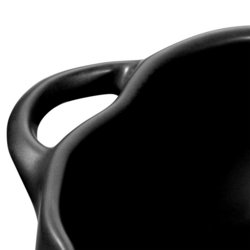 STAUB | CERAMIQUE - Kookpot - Pompoenvorm - Ø 120mm - Keramiek - Zwart