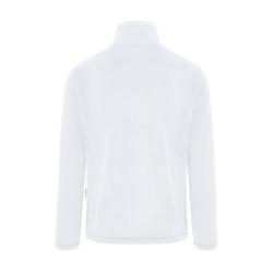 KARLOWSKY | Men's Work Fleece Jacket – White - L - Recycled Polyester - 60°C Washable