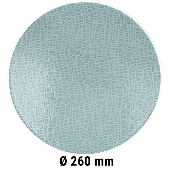 (6 pièces) SELTMANN WEIDEN | Assiette coupe – plate – Ø 260 mm – Turquoise