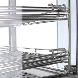 Vitrina térmica con 3 baldas