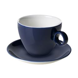 (6 kpl) BART COLOUR CAFE - Cappuccinokupin asetti - Pyöreä - Ø 155 mm - Sininen