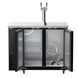 Spillatore birra con rubinetto - 2x fusti da 50 litri - 1240x620mm