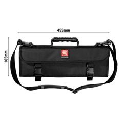 ZWILLING | Messertasche - für 7 Messer - mit Tragegurt - Schwarz