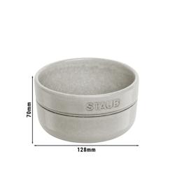 STAUB | DINING LINE - وعاء - قطر 120 مم - سيراميك - لون الكمأة البيضاء