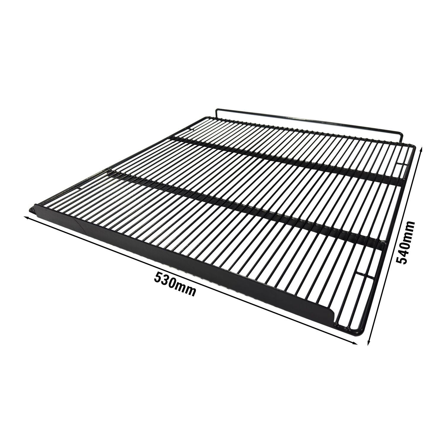 Wire shelf - Plastic-coated - 529x540mm - Black - for GKE550LED
