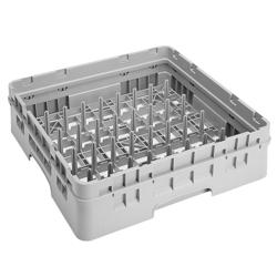 CAMBRO | CAMRACK® - Bulaşık yıkama sepeti / Tabak yıkama 1/1 - 5x9 bölmeli - 500x500 mm - Gri - 1 uzatıcı ile