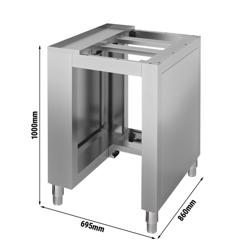 Alt Çerçeve - 695x860x1000mm - paslanmaz çelik - uyumlu: TPE800 & TAE800