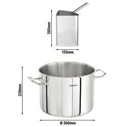 Pot à pâtes - Ø 360mm - incl. 4 tamis