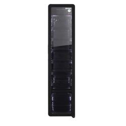 GASTRO-COOL | Frigo per bibite - 212 litri - stretto - con 1 porta in vetro - nero