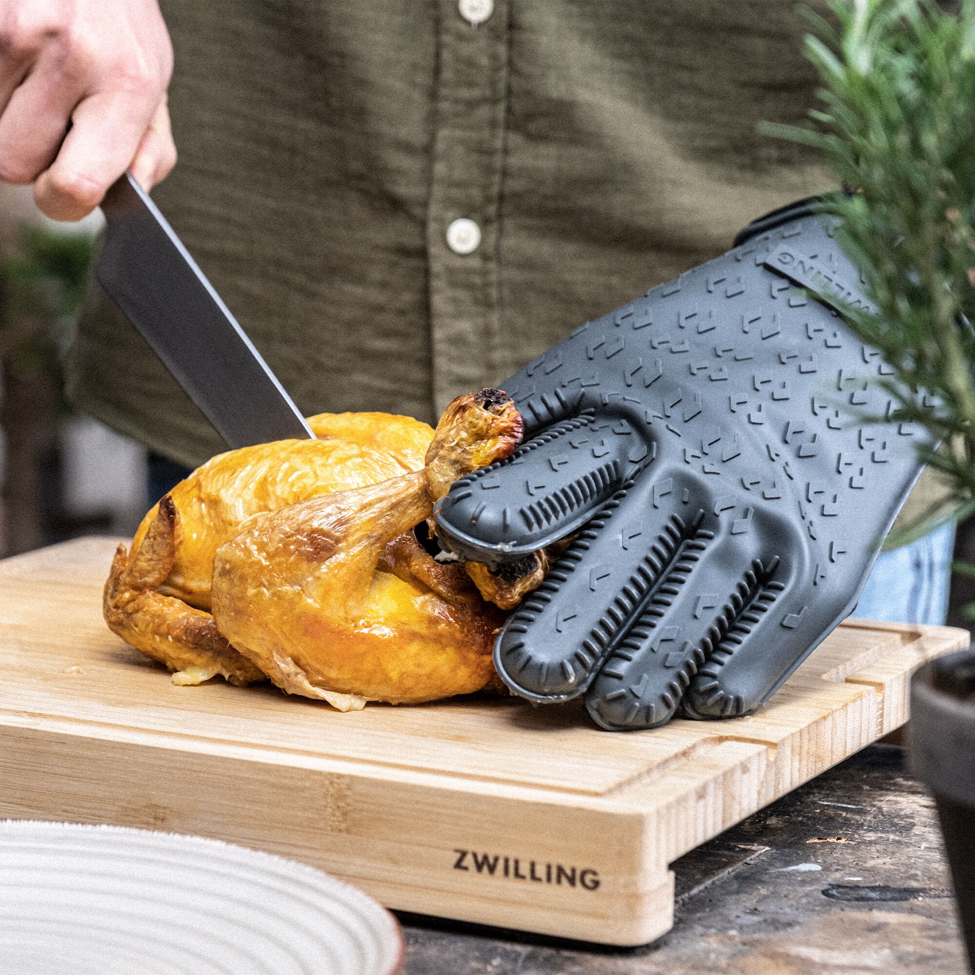 ZWILLING BBQ+ Barbecue gloves Silicone GGM Gastro