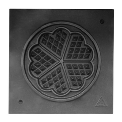 Placas de horno para gofres - forma: corazón