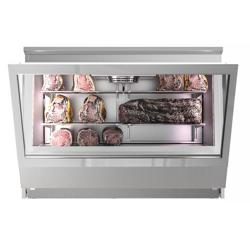 Dry age vitrinekast - 1384x740mm - met 2 glazen deuren - RVS - 470 liter