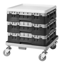 CAMBRO | CAMRACK® - Cestello per il lavaggio dei bicchieri 1/1 - 20 scomparti - con 1 estensore - 500x500mm  - Nero