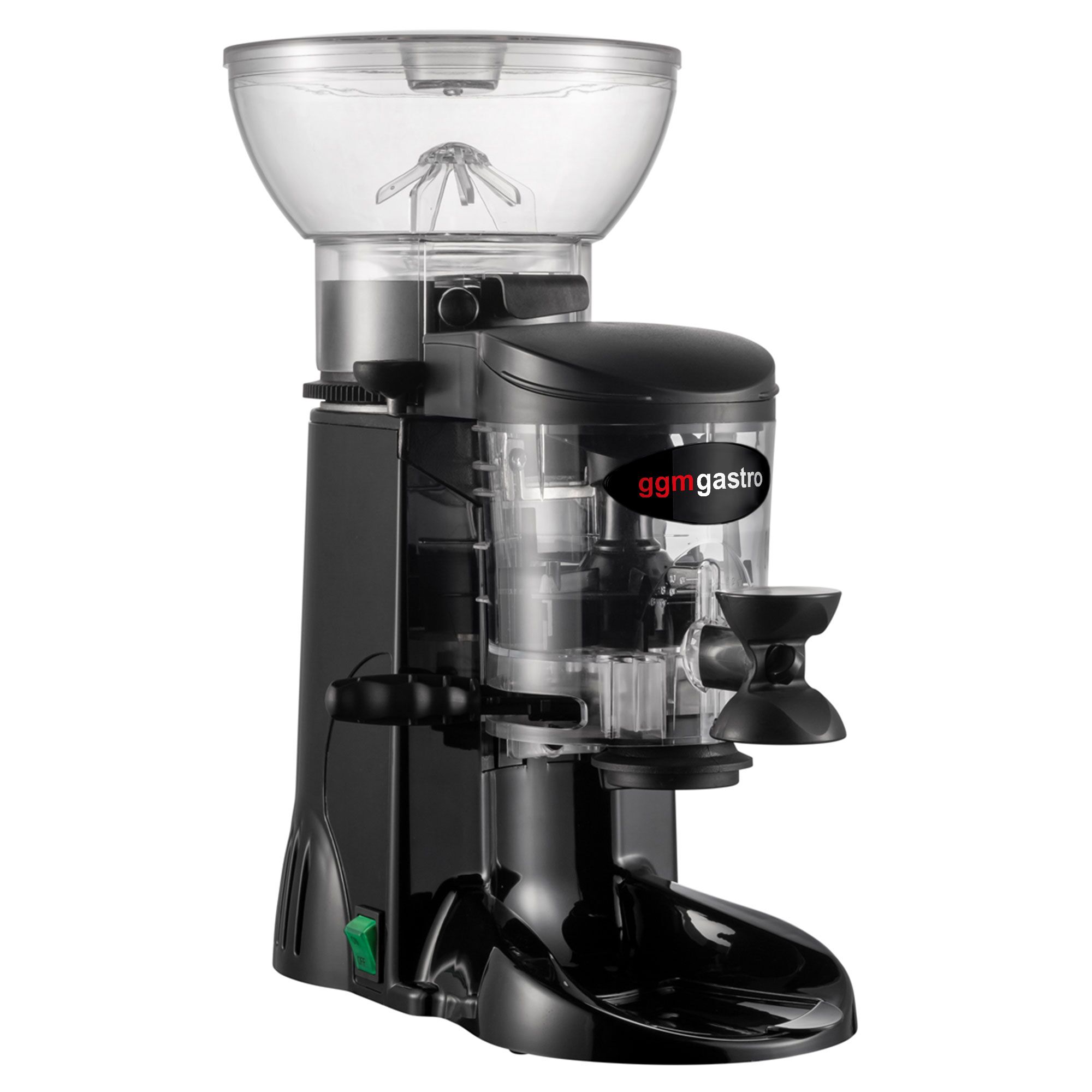 Commercial Coffee Grinder – Manual Dosing – kg Hopper – Black