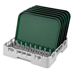 CAMBRO | CAMRACK® - Кошик для тарілок/посуду штирковий 1/1 - 9x9 секцій - 500x500 мм - Сірий