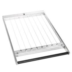 Moldura para cortador de pralinés duplo - Aço inox - Grelha 45mm - compatível com PSDIC3 & PSDIC64