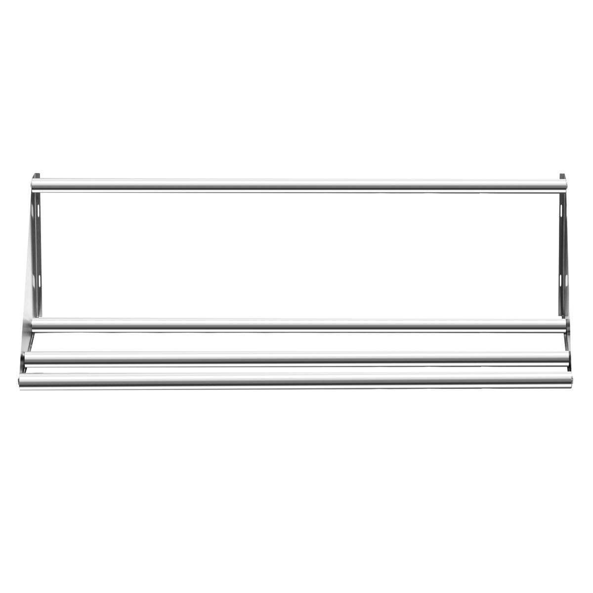 Étagère murale pour paniers de lavage – 560 mm – 1 niveau
