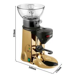 Macinacaffè - 1kg - 77dB - Con uscita diretta - Oro