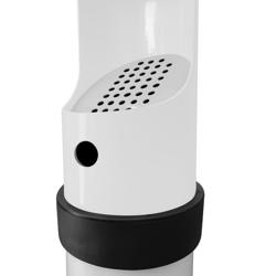 Staande asbak van aluminium - Wit