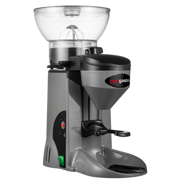 Kaffeemühle - 1kg - 77dB - Mit direkter Ausgabe - Grau