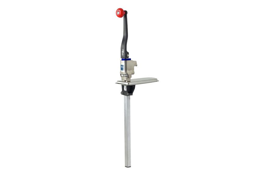 Ouvre-boîtes manuel professionnel de table Bonzer - Longueur de tige : 635mm - acier inoxydable