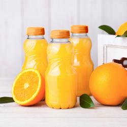 Flaschen- & Gläserregal für Orangensaftpresse - Edelstahl - freistehend