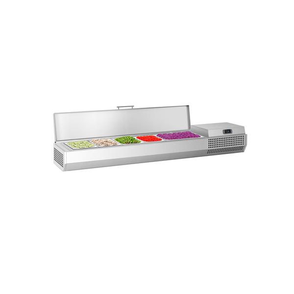 Vitrine Réfrigérée à Ingrédients PREMIUM PLUS - 1493x353mm - 6x GN 1/4