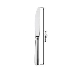 (12 pz) Coltello da dessert Linea Milo - Lucido - 204mm