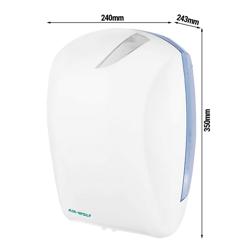 AIR-WOLF | Kağıt rulo havlu dispenseri - ABS plastik - Beyaz