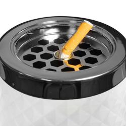 (6 pcs) Cendrier anti-vent - Ø95mm - avec fermeture baïonnette