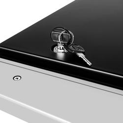 GASTRO-COOL | Displaykoelkast met dispenseropening - 375mm - 48L - digitaal display - LED-interieurverlichting - zwart