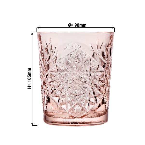 (6 Stück) HOBSTAR - Allzweck Trinkglas - 35 cl - Rose