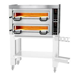 Eléctrico Horno de pizza Power - con capucha - 4+4 x Ø 34 cm