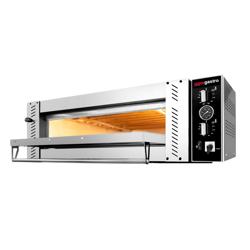 Commercial Electric 1‑Chamber Pizza Oven – 4x Ø30 cm - 450°C - Manual Controls - 5 kW 400V 2N