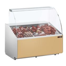 Koeltoonbank - 944x979mm - 200 liter - front beige - rechte ruit