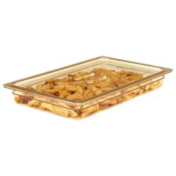 (6 pieces) CAMBRO | H-PAN Heat-Resistant GN 1/1 Flat Lid – Amber – 530×325×23 mm – Handle – 90°C