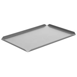 (5 τεμ.) Πιατέλα παρουσίασης - Αλουμίνιο - 500x150x10 mm - ασημί