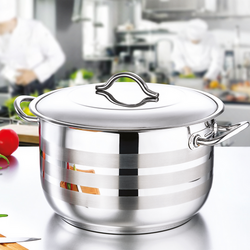 Gastro Edelstahl Kochtopf - Ø 340mm - 18,60 Liter