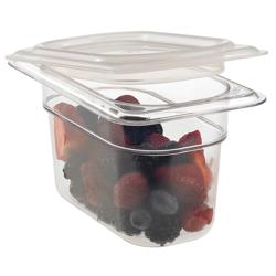 (6 bucăți) CAMBRO | Camwear® capac GN polipropilenă 1/9 - etanș - lăptos