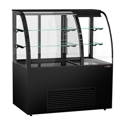 Gekoelde- & verkoopvitrine - Zelfbediening - 1400mm - Dubbele beglazing - met 2 planken