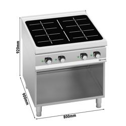 Mașină de gătit cu plite cu inducție - 28 kW