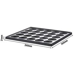 Replacement Plates for Waffle Maker BWERM25 - Shape: Bubble Waffle - for 25 pcs