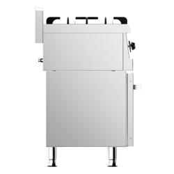 Fogão a gás - 19,5 kW - 6 queimadores - incl. armário inferior