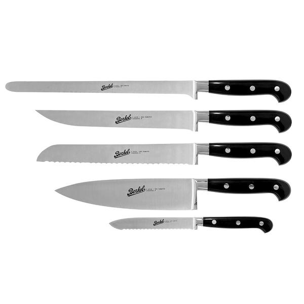 (5) BERKEL | Kitchen Knife Set – Ham, Bread, Carving, Chef & Utility