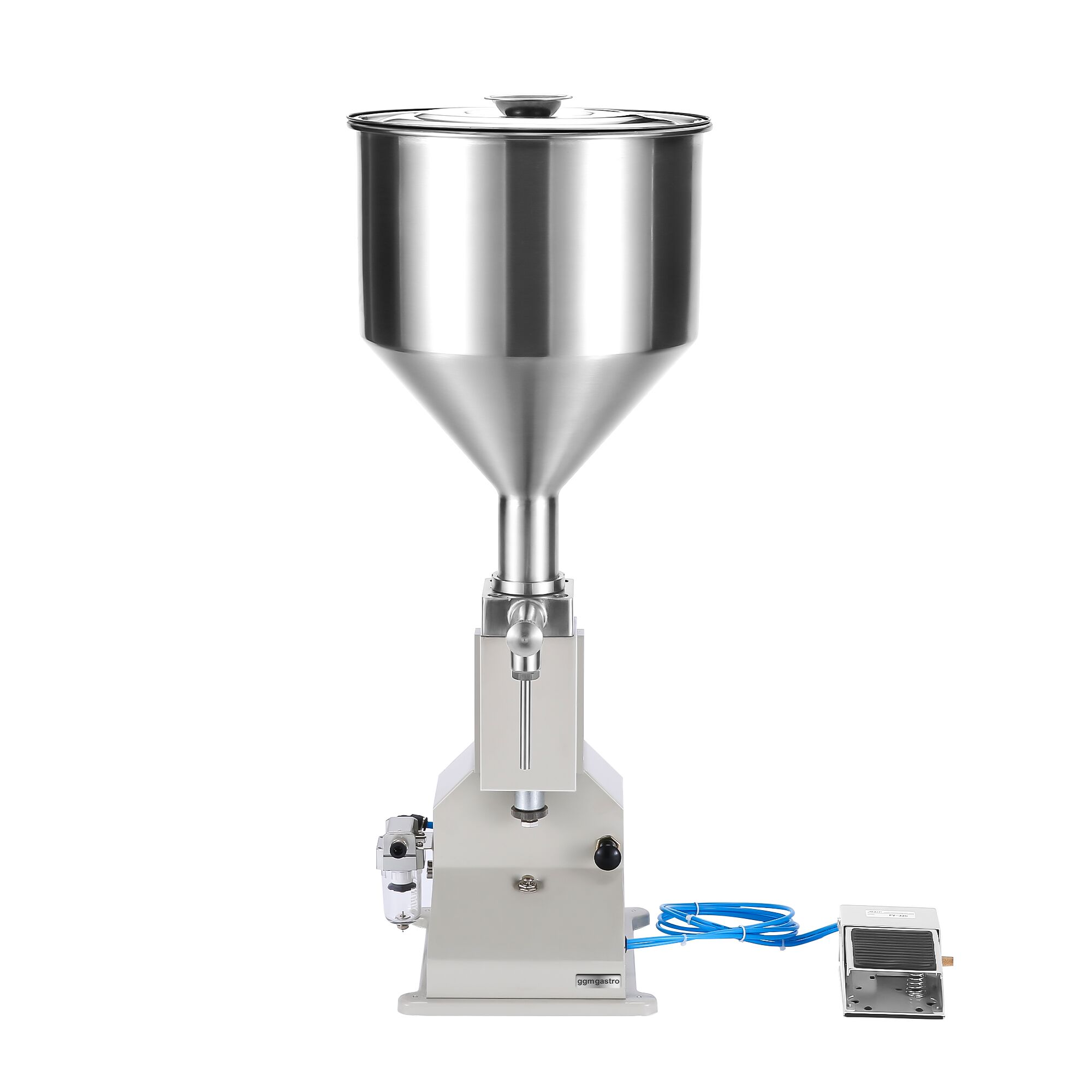 Remplisseuse pneumatique à piston pour pâtisserie - avec pédale - pour liquides et pâtes - 5-50ml